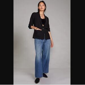 Anthropologie Current Air Black Blazer - New - Large